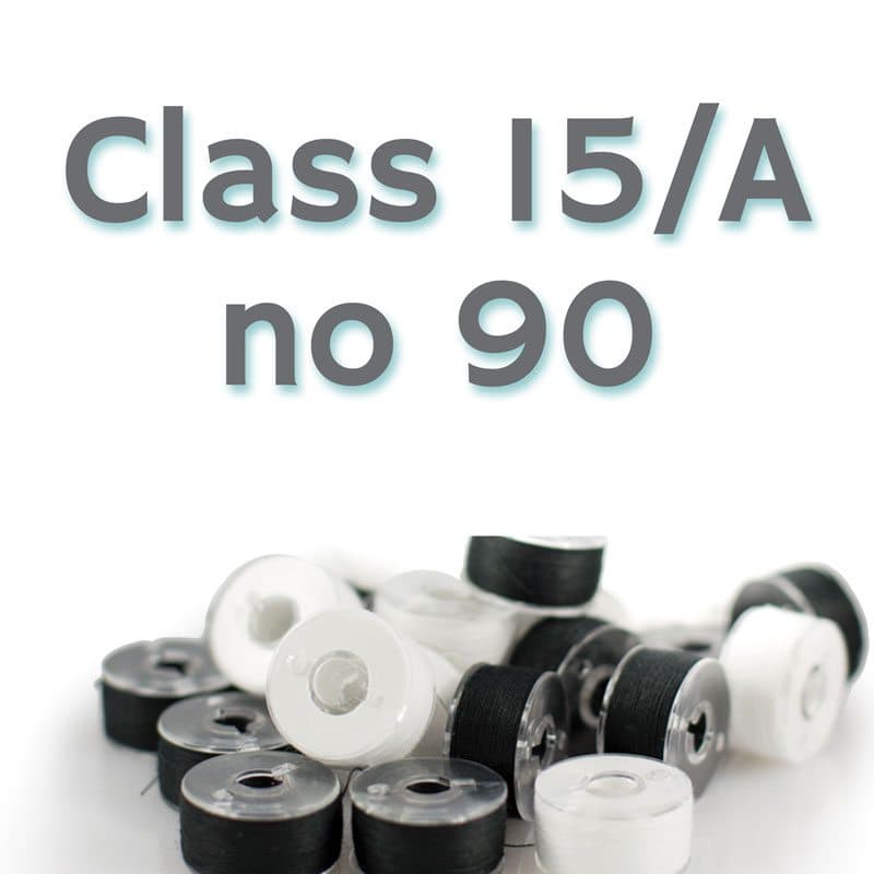 Clear-Spun Polyester Bobbins – No. 90 Class 15/A – For Domestic Machines - View 1