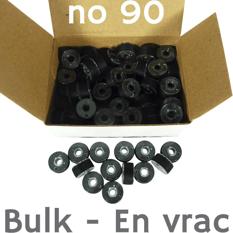 Clear-Spun Polyester Bobbins – No. 90 Class 15/A – For Domestic Machines - View 2