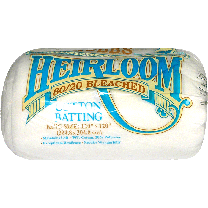 Bleached 80/20 Cotton Blend Batting - View 1