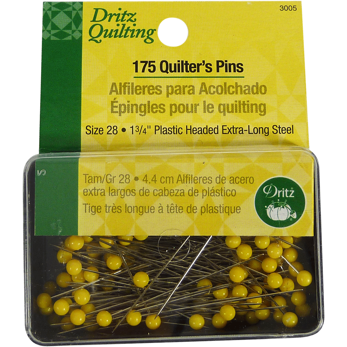 175 Quilter's Pins - Dritz Quilting