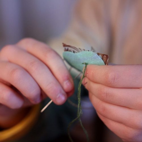 Hand sewing