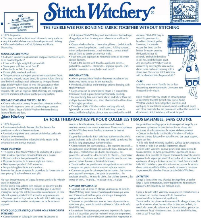Stitch Witchery #3000-28 - Fusible web fabric