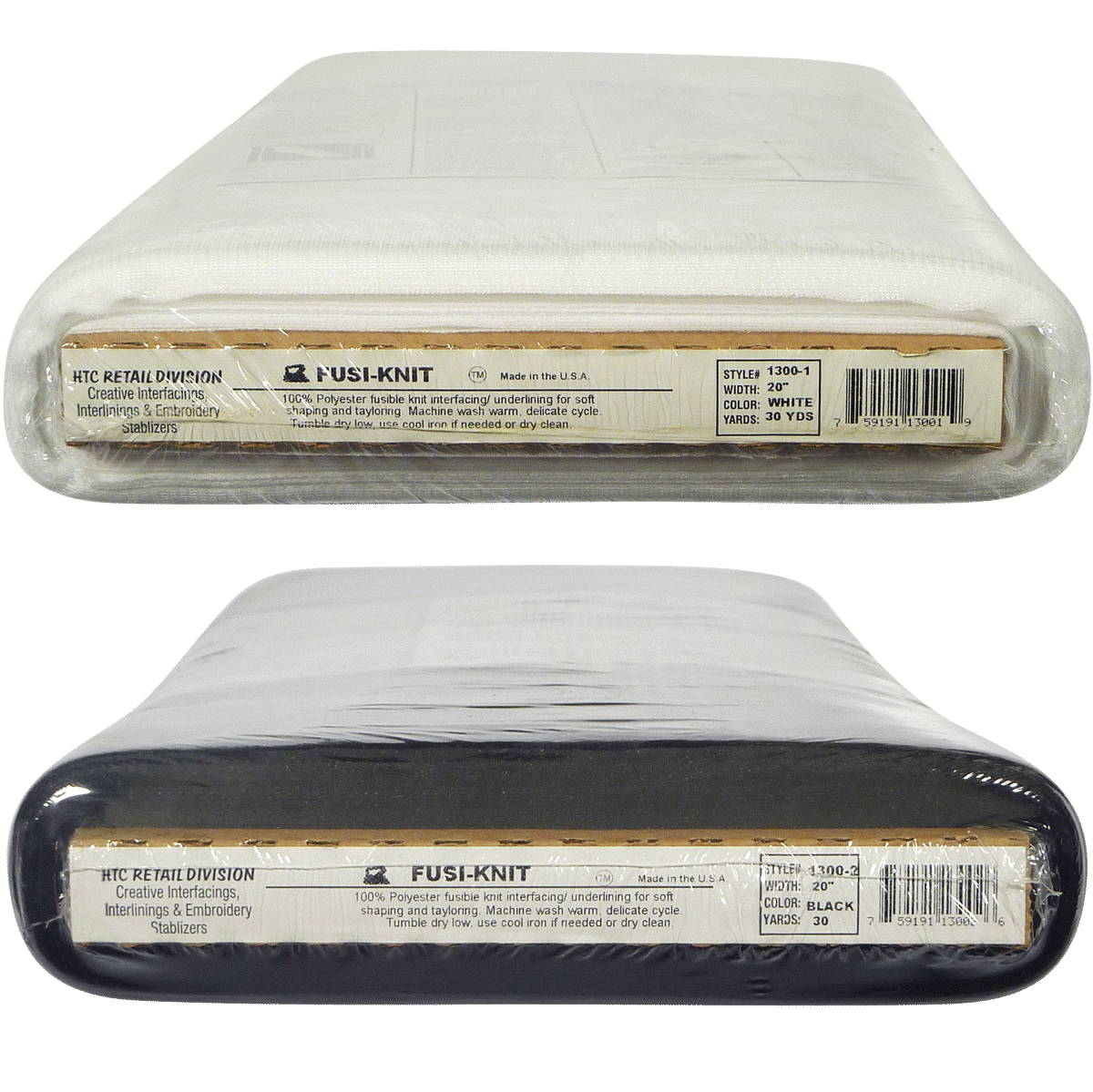 HTC So-Sheer Fusible Knit Interfacing White 1350-7 20 wide