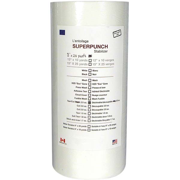  H.B.I. Products Cut Away Embroidery Stabilizer 10” x