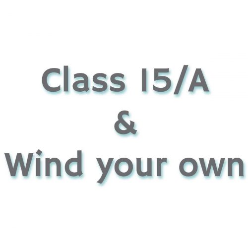 Class 15/A (domestic machines)