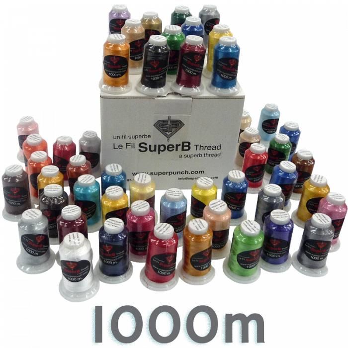 SuperB Embroidery Thread 1000m