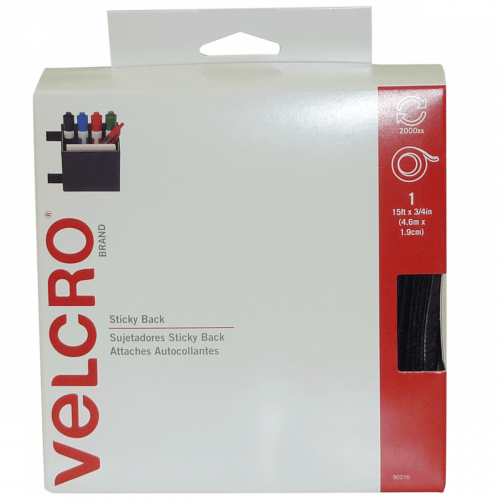 Velcro Sticky Back Fasteners - 15ft x 3/4in