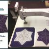 Quilt Block of the Month - January 2018 - Feathered Starflake - Collection Inédith