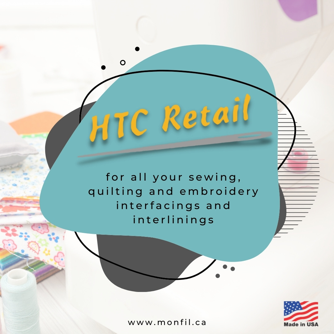 HTC Retail for all your sewing, quilting and embroidery interfacings and interlinings.